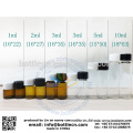 1ml-10ml sample mini bottle for essence oil cosmetic medicine perfume distribute test